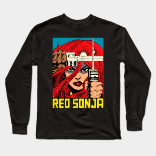 Vintage Red Sonja 1983 Long Sleeve T-Shirt